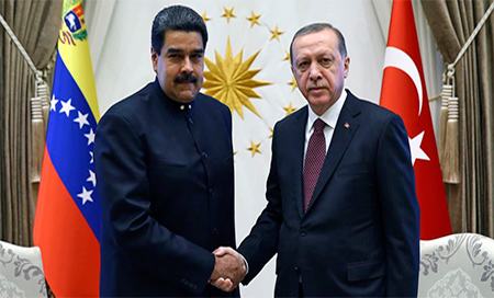 Erdogan felicita a Nicolás Maduro por la reelección